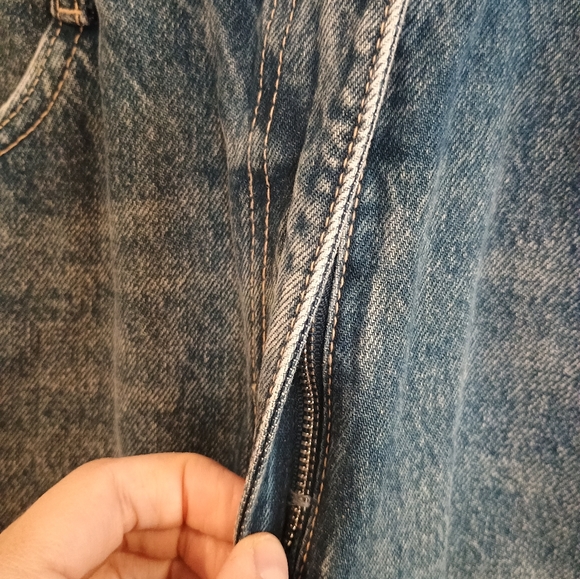 ZARA WOMEN'S LONG DENIM JUMPSUIT JEAN BLUE SIZE XS - Picture 4 of 11